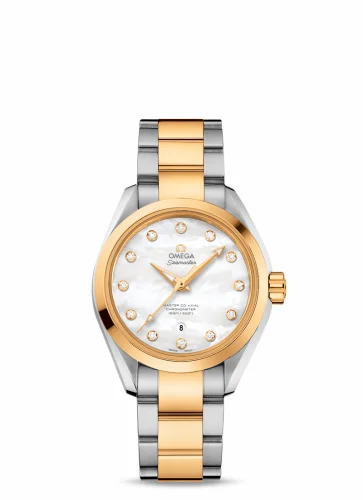 Omega Seamaster Aqua Terra 150M Master Co-Axial 34 Stainless Steel / Yellow Gold / MOP / Bracelet 231.20.34.20.55.002 (23120342055002)